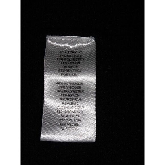 Tahari Women's Small Black On Black Textured Polka Dot Sweater - Picture 6 of 7